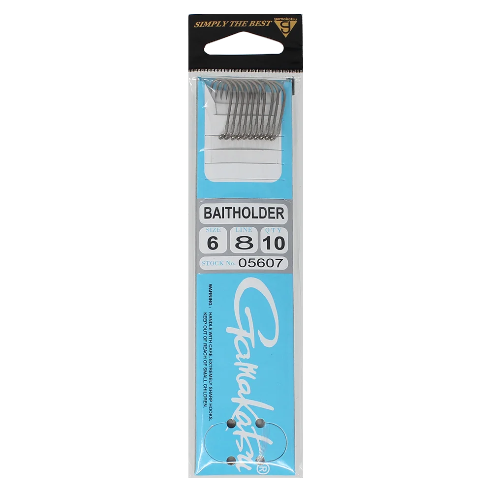 Gamakatsu Snelled Baitholder Hook Bronze