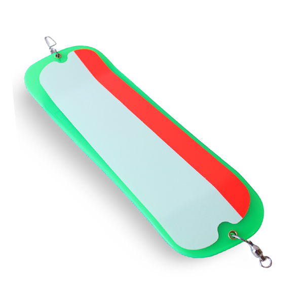 Gibbs Highliner Flasher UV Green Glow Red Stripe