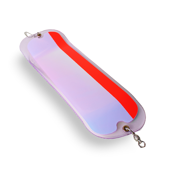 Gibbs Highliner Flasher UV Moon Jelly Red Stripe