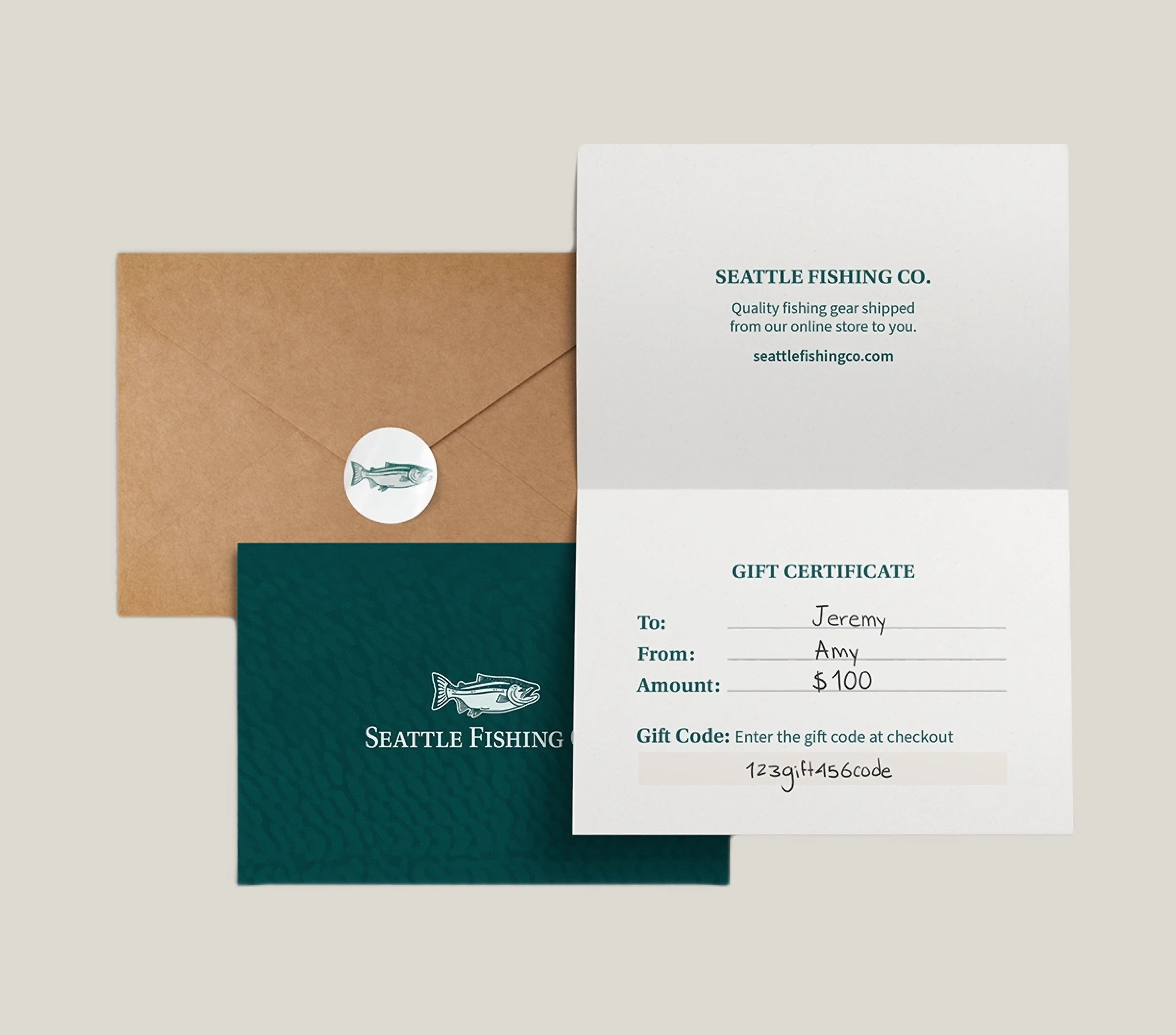 Physical Gift Certificate