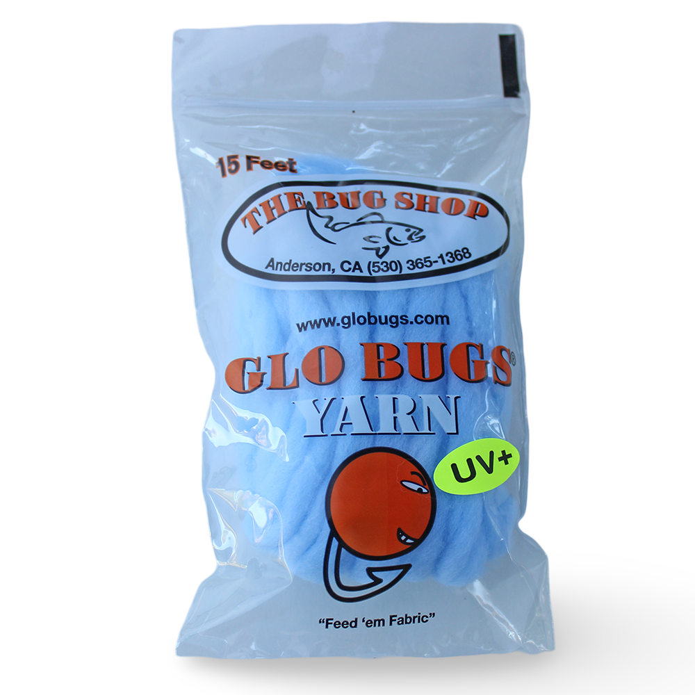 Glo Bugs Yarn Light Blue