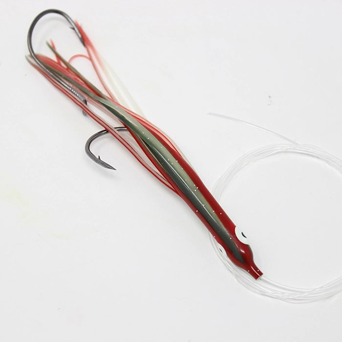 Gold Star Yamashita Needlefish Salmon Trolling Rig Glow Army Truck