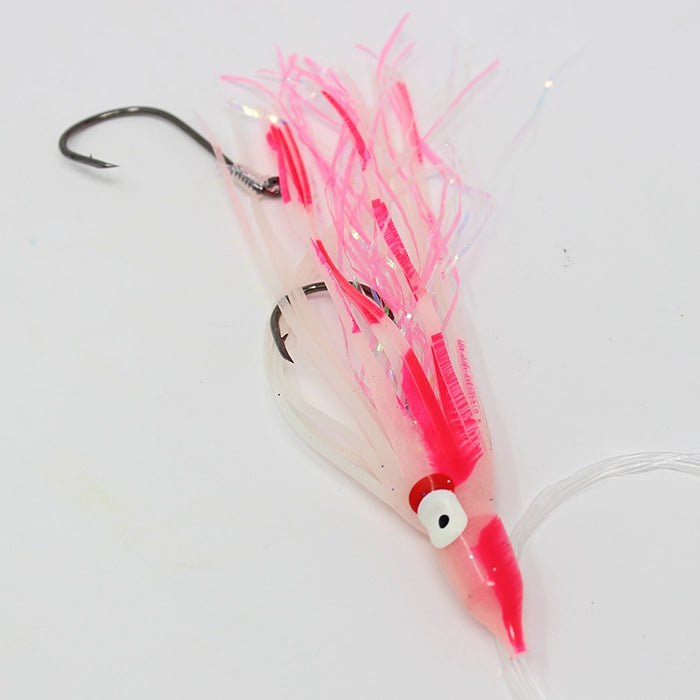 Gold Star Yamashita Octopus Salmon Trolling Rig Glow Pink Dot