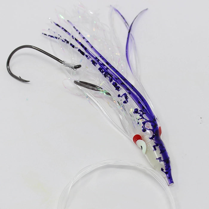 Gold Star Yamashita Octopus Salmon Trolling Rig UV Purple Splatter