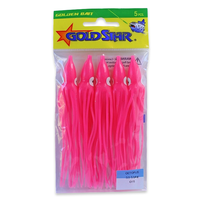 Gold Star Yamashita Octopus Squid O15 Hot Pink