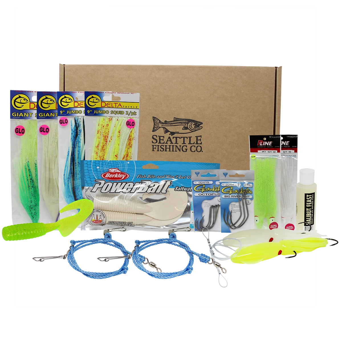 Halibut Fishing Gift Box Large