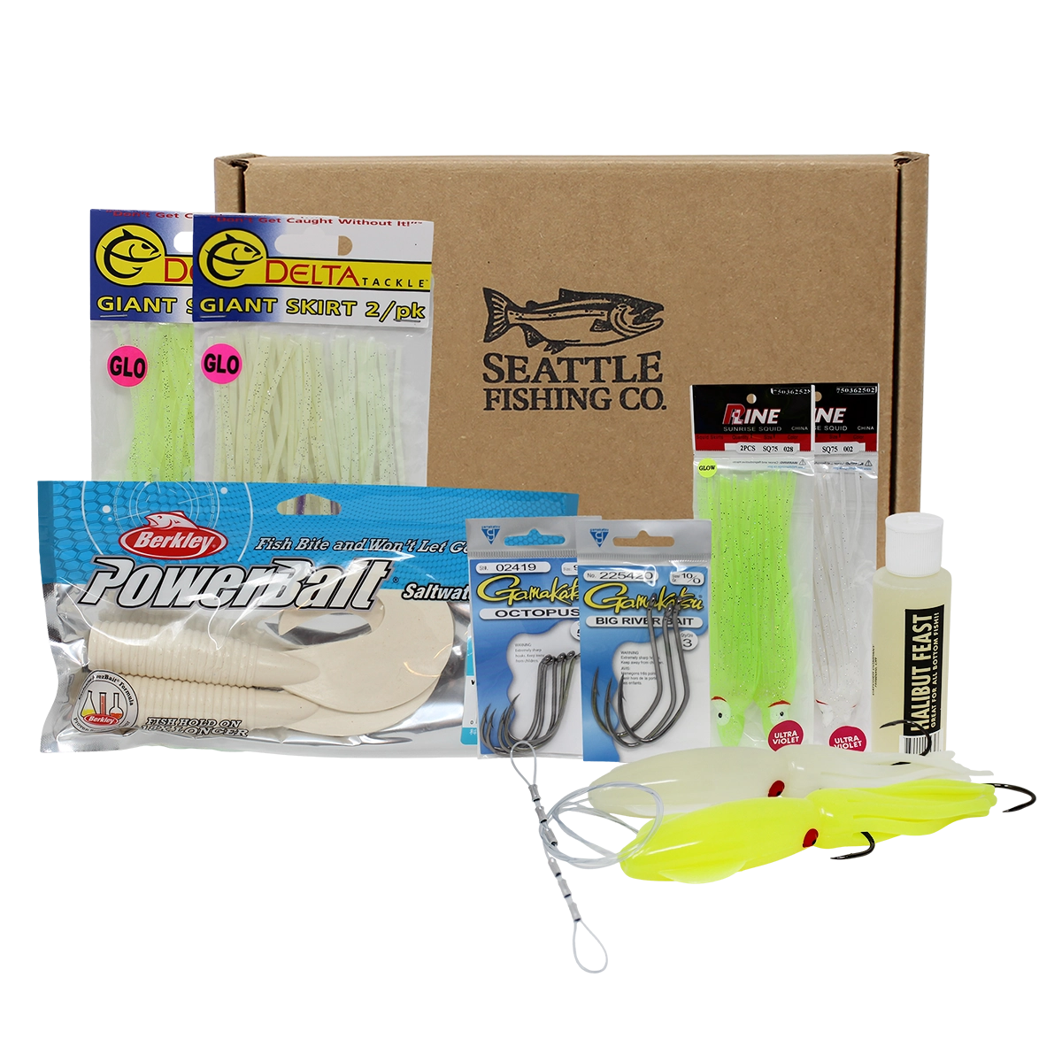 Halibut Fishing Gift Box Medium