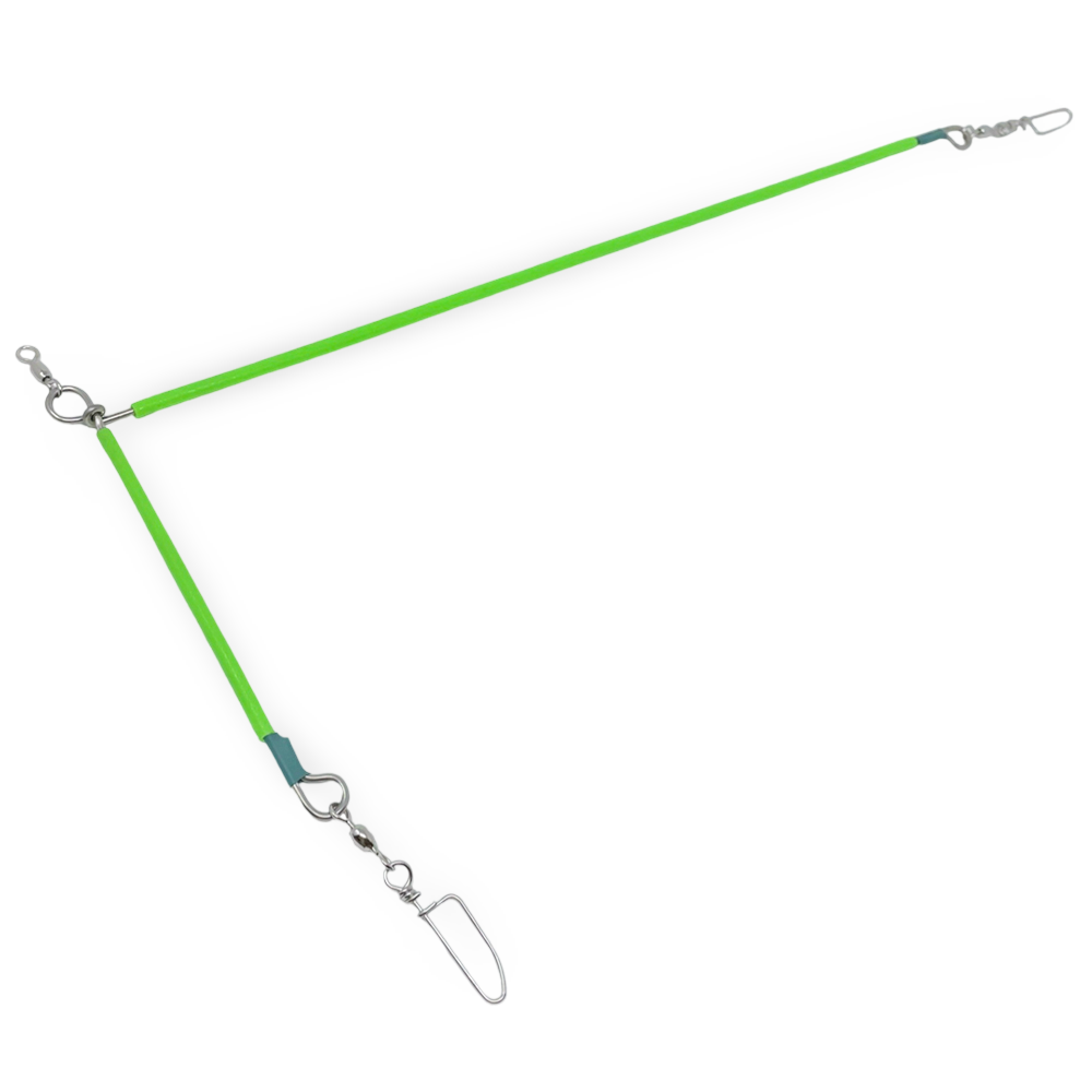 Halibut Spreader Bar UV Glow Green