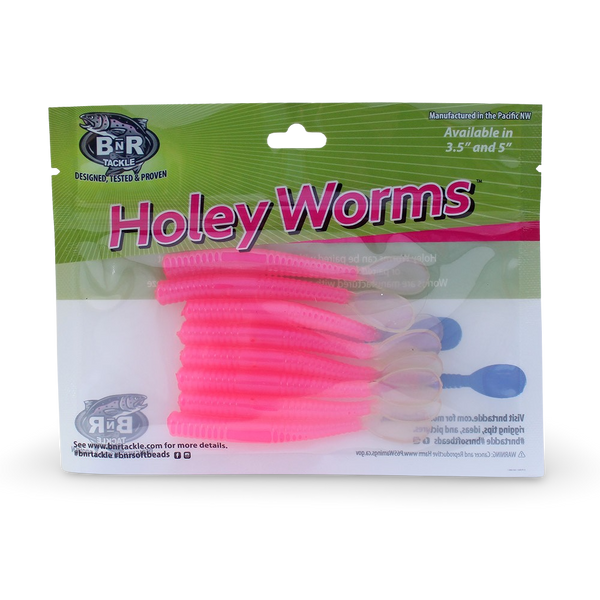 Steelhead Pink Worm Low Flow