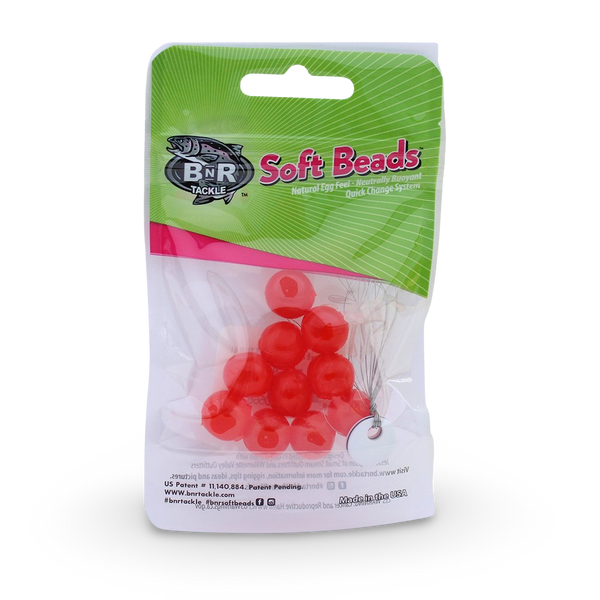 BnR Tackle Soft Beads - Roe Natural– Seattle Fishing Company