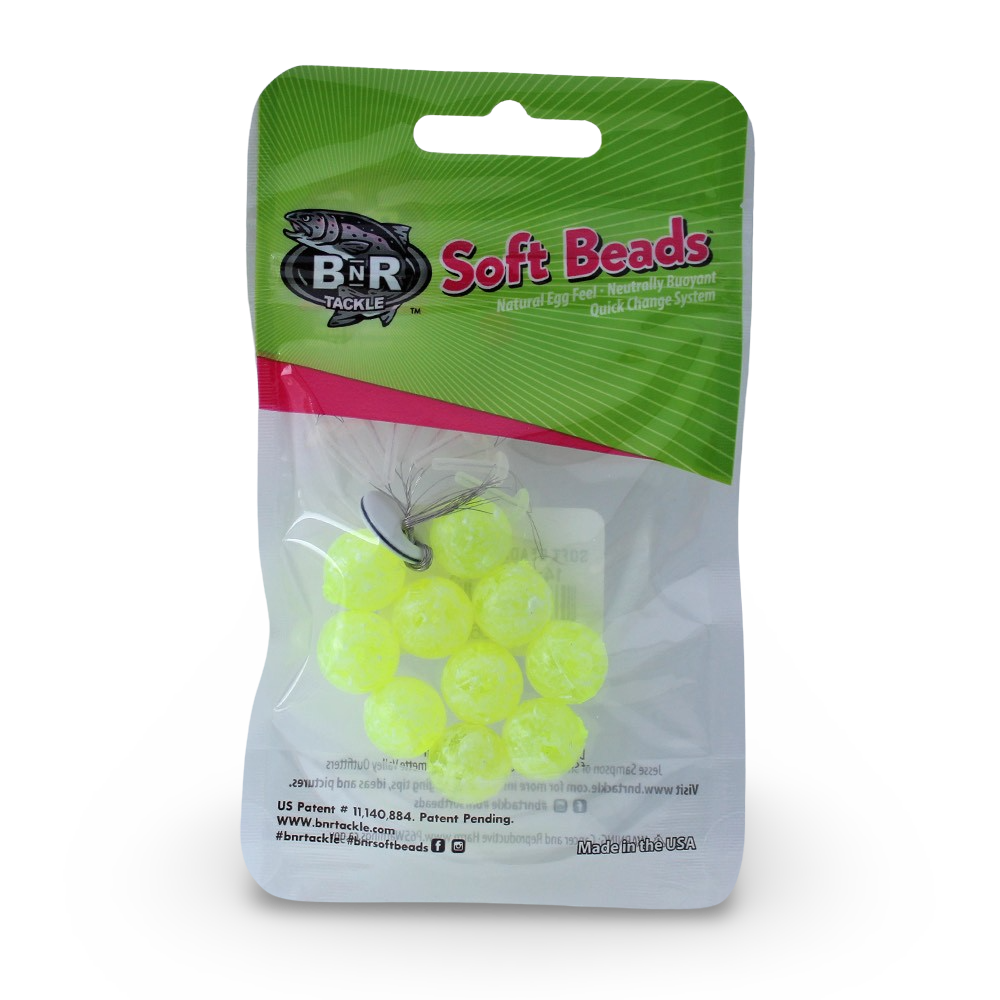 BnR Tackle Soft Beads - 10 mm - Natural