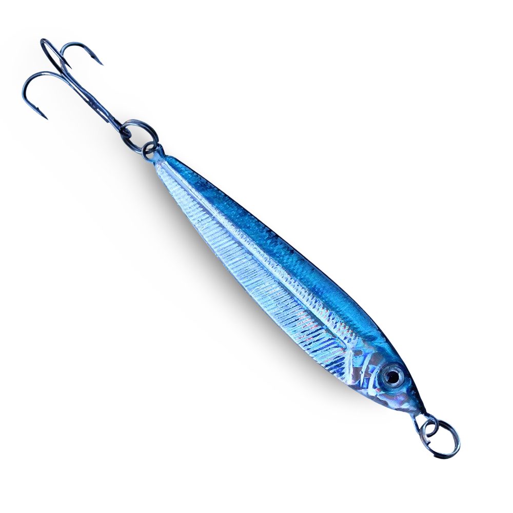 P-Line Laser Minnow Silver Blue - 1/2 oz to 6 oz– Seattle Fishing