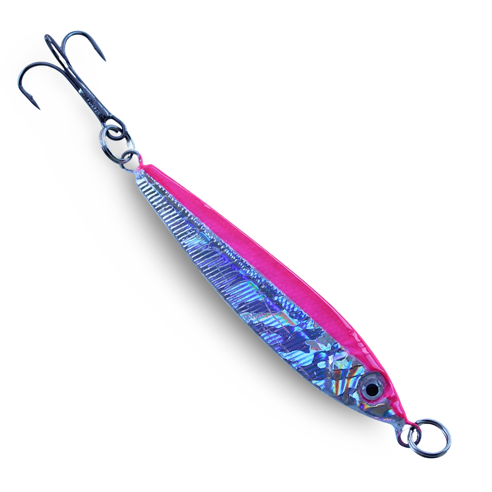 P-Line Laser Minnow Pink Silver - 1/2 oz to 3 oz– Seattle Fishing Company
