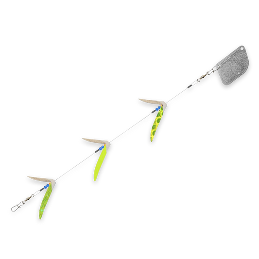 Mack's Flash Lite Troll 3-Blade - Chartreuse