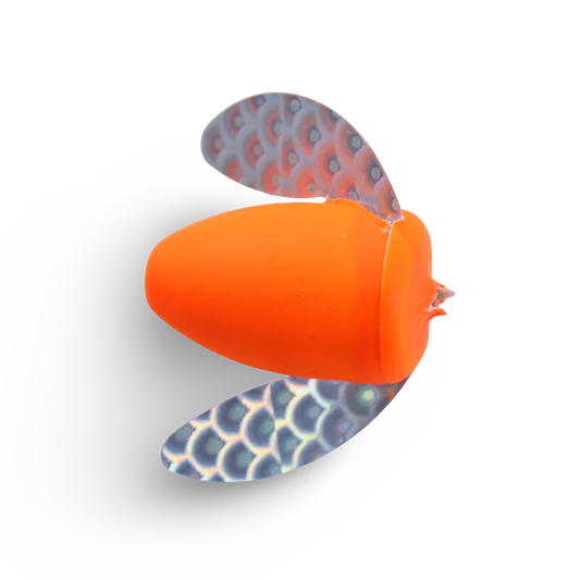 Yakima Bait Spin-N-Glo - Orange Flo & Mylar Wing