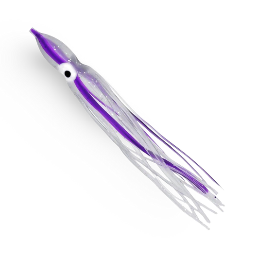 Delta Tackle Jumbo Squid Body 9" - 2-Pack Purple Haze UV