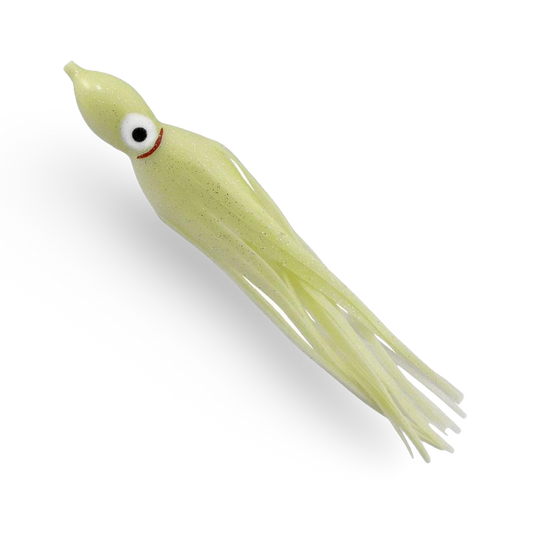 Delta Tackle Jumbo Squid Body 9" - 2-Pack Pure Glow