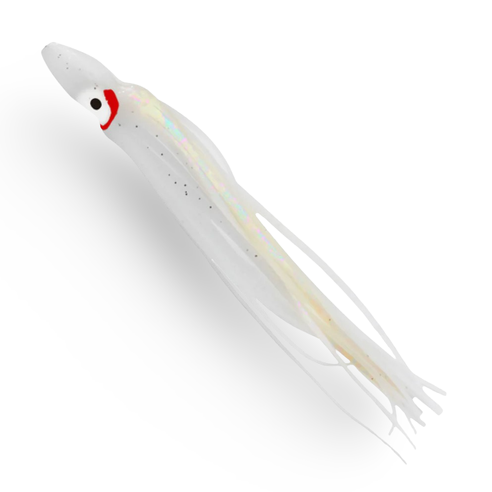 Delta Tackle 4.5" Squid 5-Pack UV/Pearl