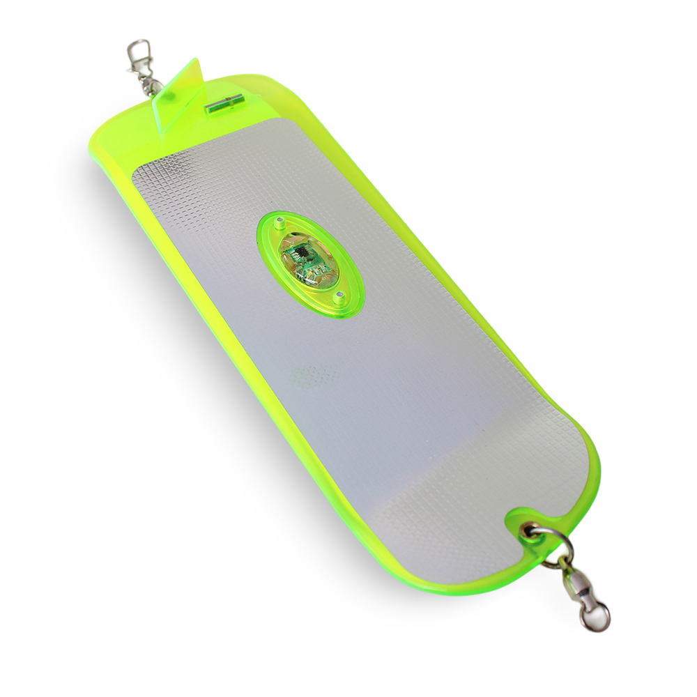 Pro-Troll ProFlash 11" Lighted Flasher with Fin Glow Chartreuse