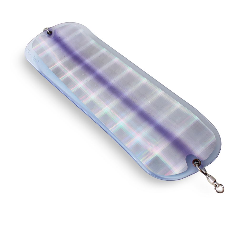 Pro-Troll ProChip 11" Fin Flasher UV Plaid Purple