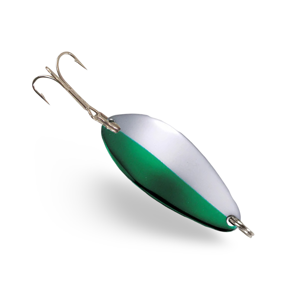 Little Cleo Spoon - Nickel & Neon Green