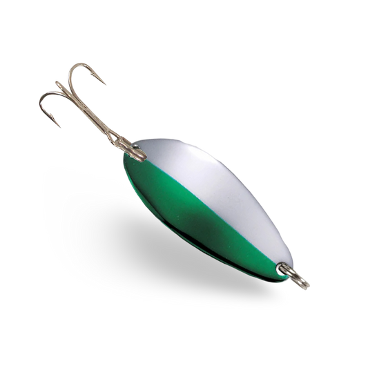 Little Cleo Spoon - Nickel & Neon Green