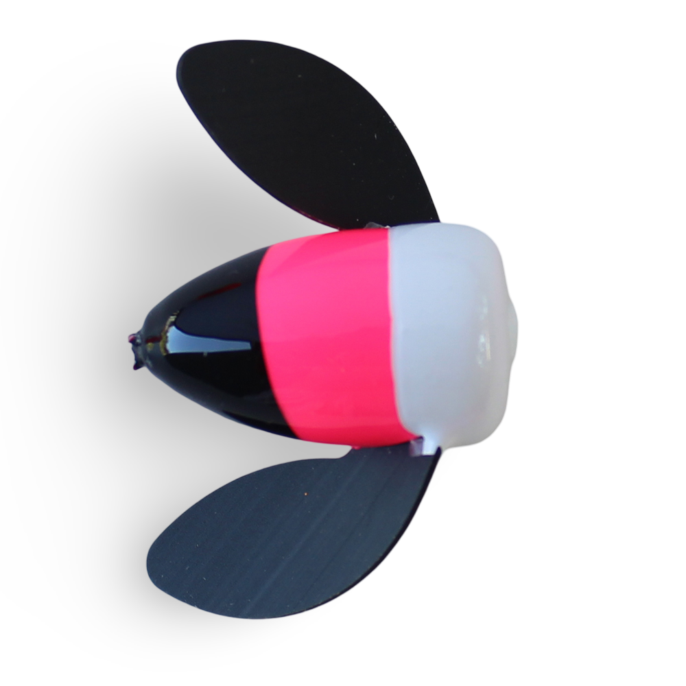 Yakima Bait Spin-N-Glo - Nightmare Pink & Black Wing