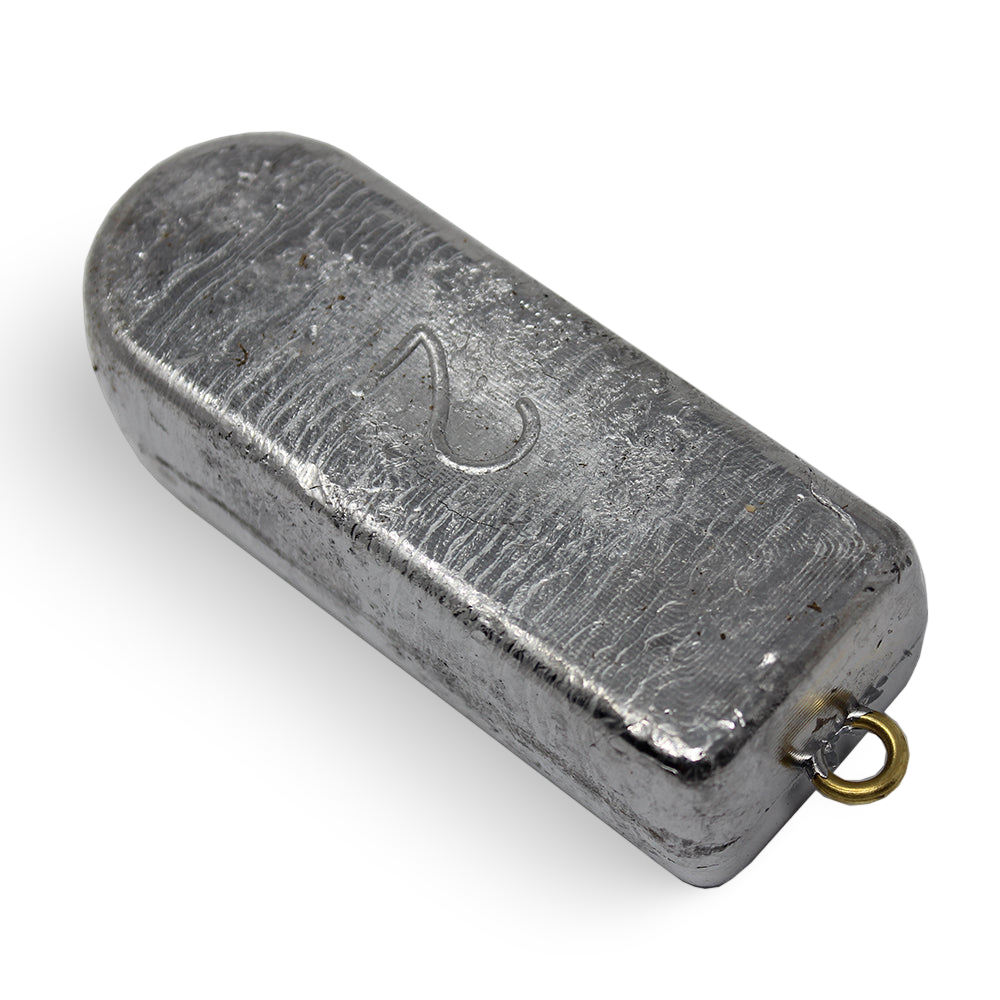 Lead Square Halibut Weight