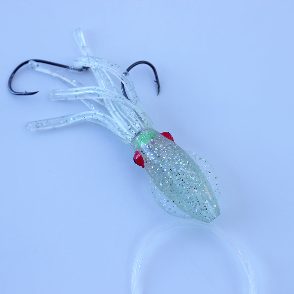 Salmon Trolling Rig - B2 Squid 4" Appletini