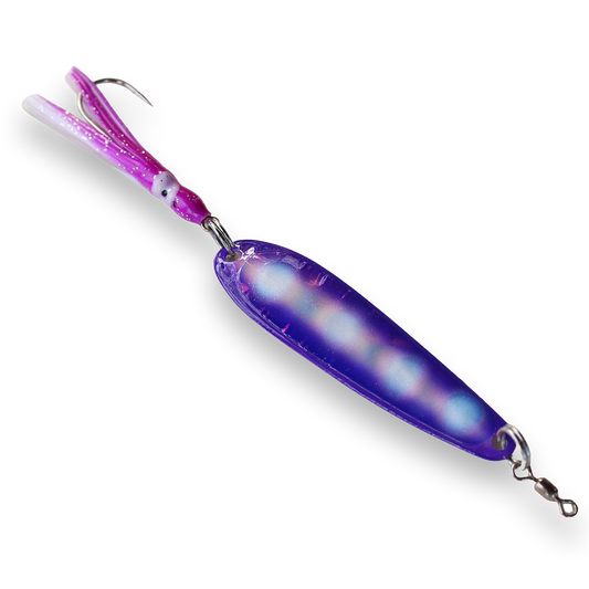 McOmies' Champion Glow Spoon with Hoochie - Purple Haze