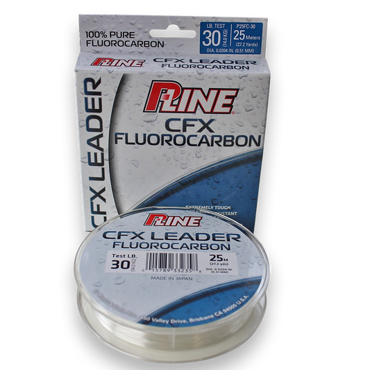 P-Line CFX Fluorocarbon Leader Material 27 Yards - 6 to 60 Pound Test