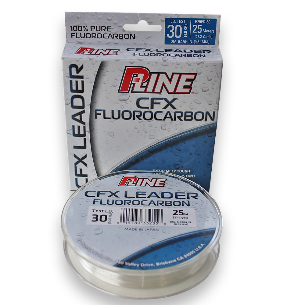 P-Line CFX Fluorocarbon Leader Material 27 Yards - 6 to 60 Pound