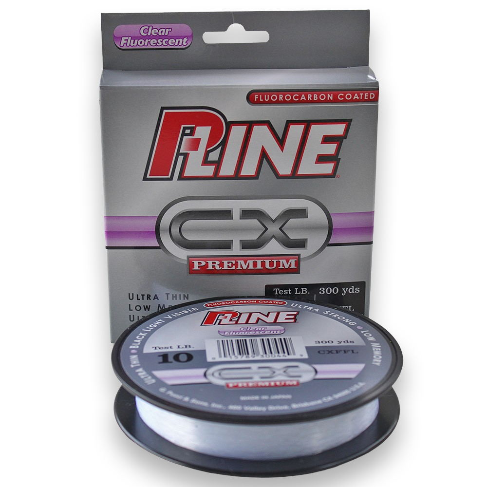 P-Line® CX Premium 8 lb. - 300 yards Fluorocarbon Fishing Line