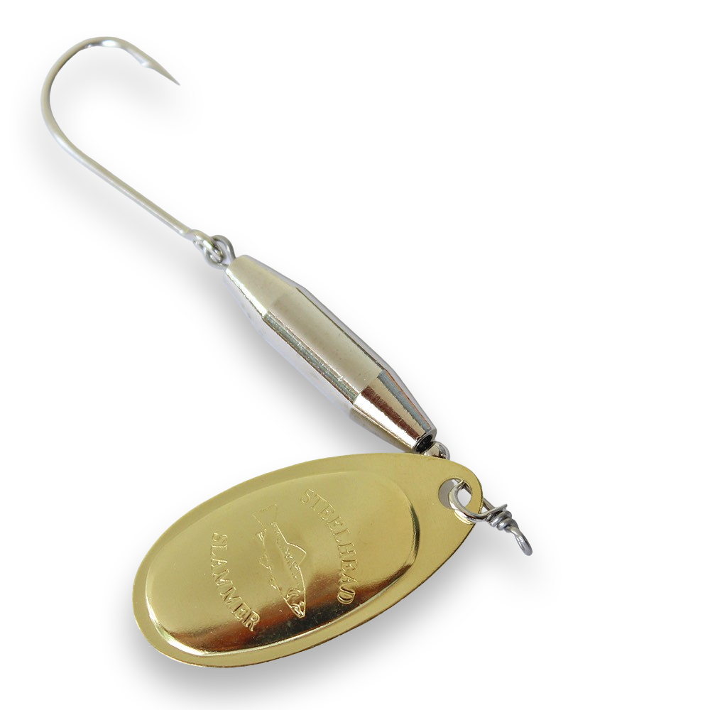 Steelhead Slammer Spinner - Nickel Brass