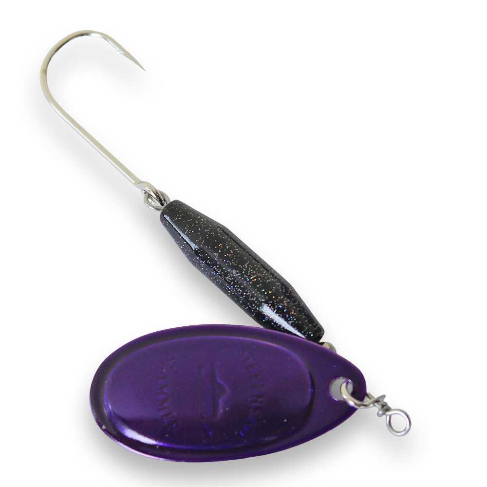 Steelhead Slammer Spinner - Deep Dark Purple