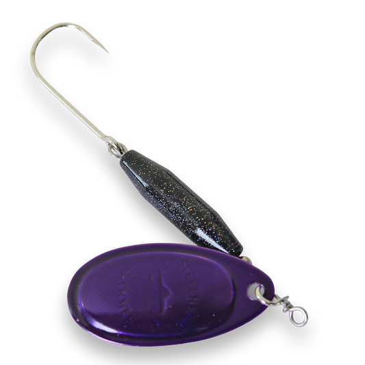 Steelhead Slammer Spinner - Deep Dark Purple