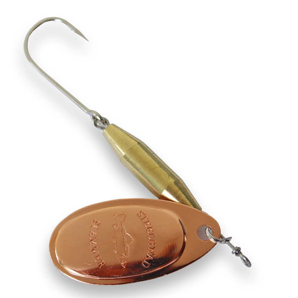 Steelhead Slammer Spinner - Brass Copper– Seattle Fishing Company