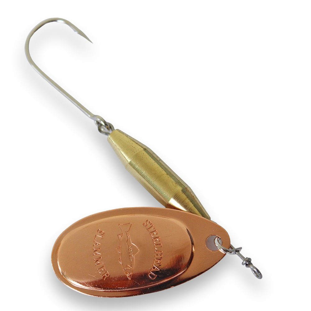 Steelhead Slammer Spinner Brass Copper Seattle Fishing Company