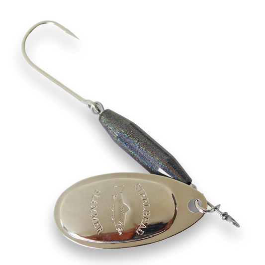 Steelhead Slammer Spinner - Baitfish Nickel