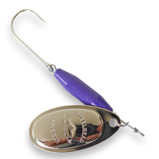 Steelhead Slammer Spinner - Purple Haze Nickel