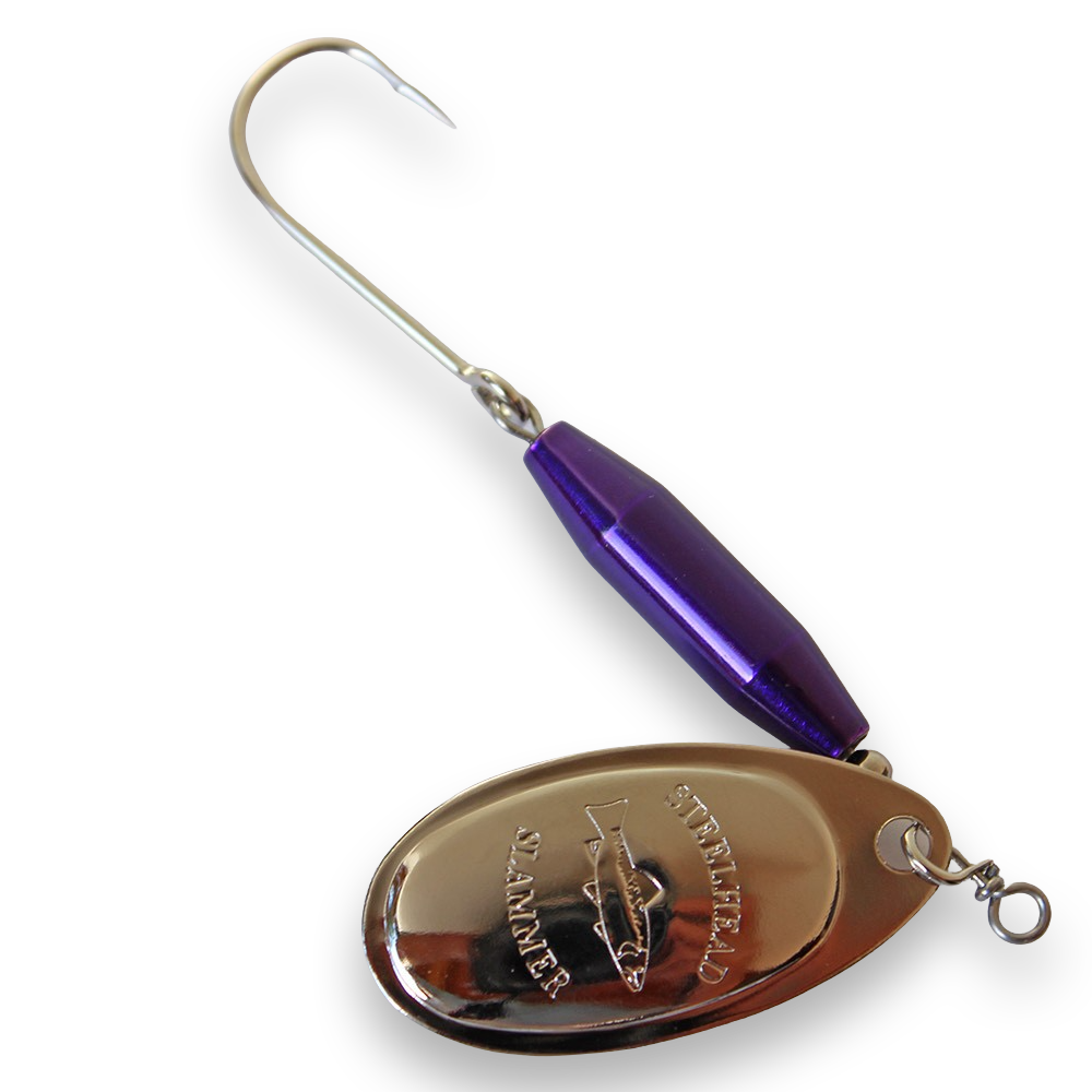 Steelhead Slammer Spinner - Toxic Purple Nickel