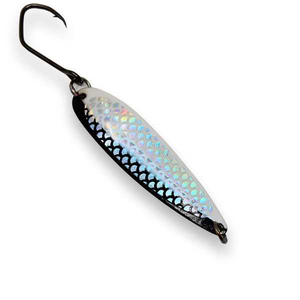Silver Horde Kingfisher Spoon 3.0 UV Glow Cookies and Cream 675– Seattle  Fishing Company