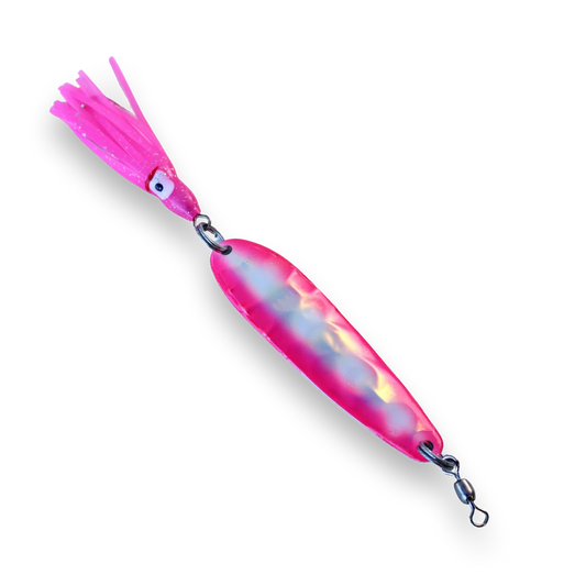 McOmie's Glow Spoon with Hoochie 2 5/8" - Pink Dawn