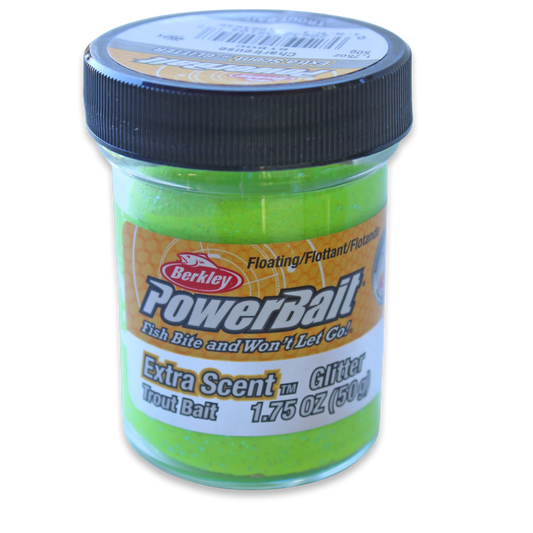 Powerbait Extra Scent Glitter - Chartreuse