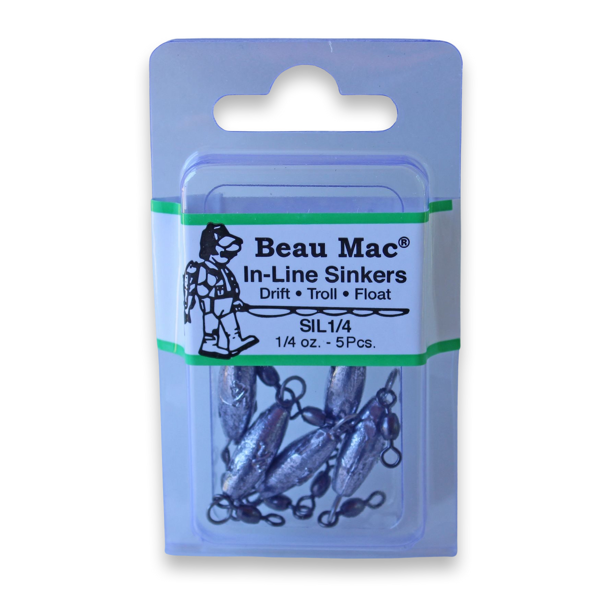Beau Mac Inline Float Fishing Weights - Size 1/8 to 1 Ounce– Seattle Fishing  Company