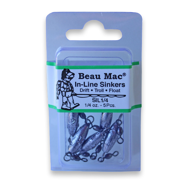 Beau Mac In-Line Sinker- 1/2 oz.