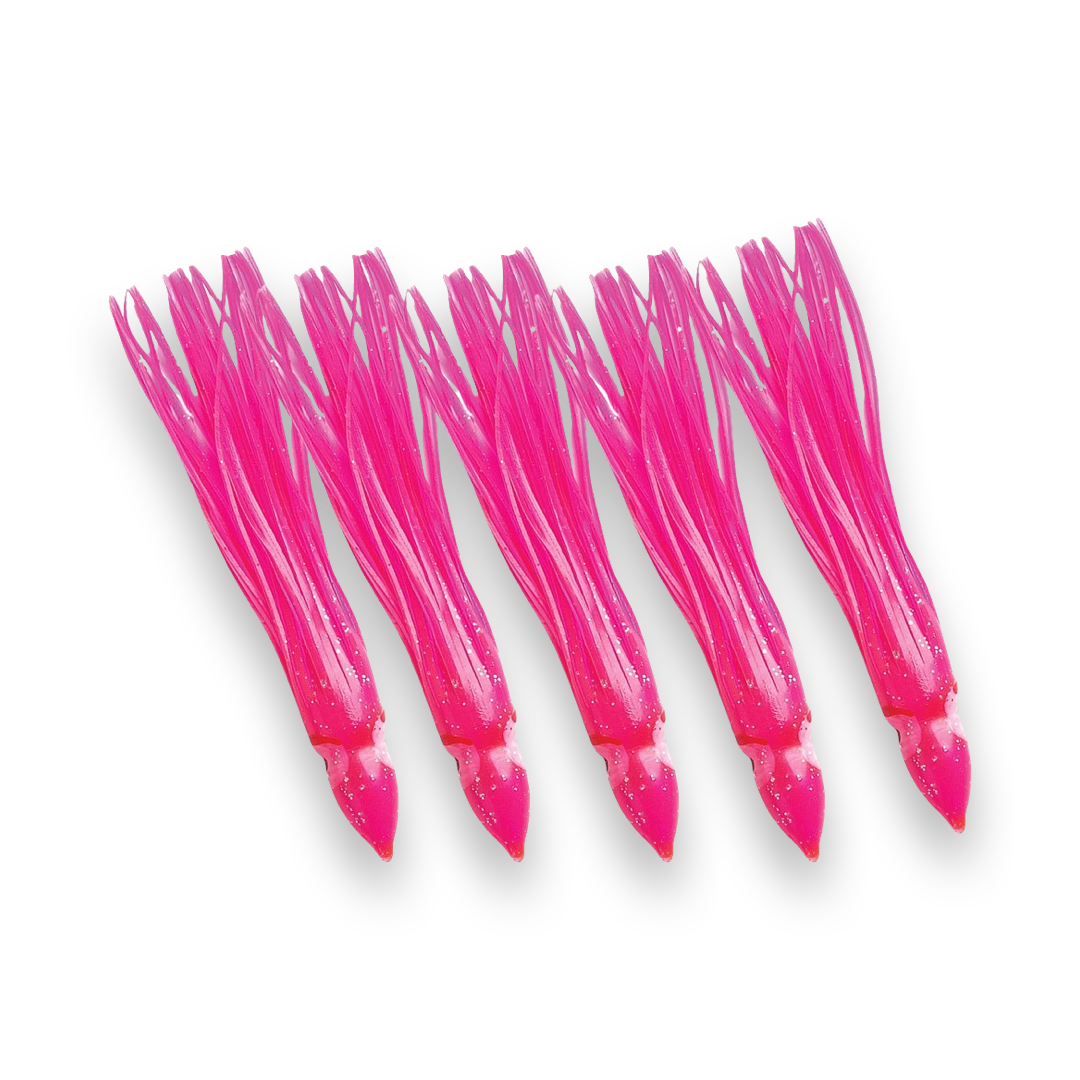 P-Line Sunrise Squid 4.5" 5-pack Pink