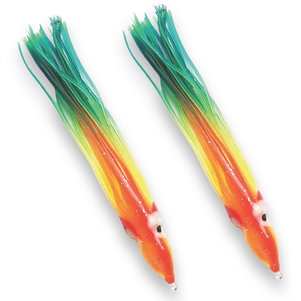 P-Line Sunrise Squid 7.5" Clown (2 Pack)