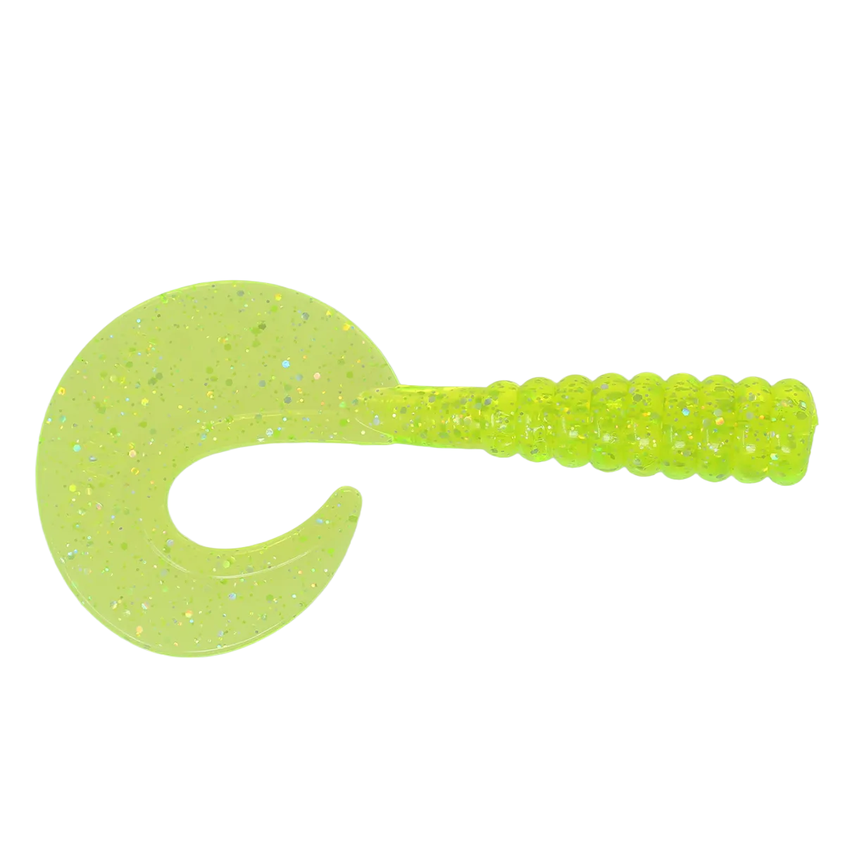 Kalins Mogambo 6 Inch Grubs Chartreuse Hologram
