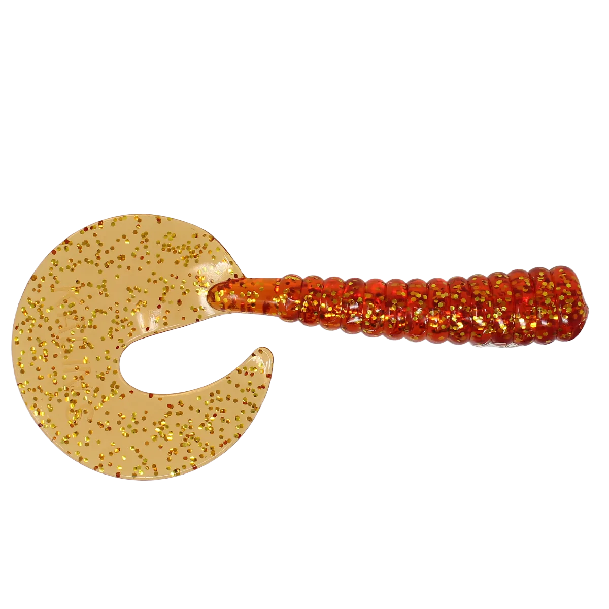Kalins Octogambo Grub 8 Inch Gold with Gold Flake